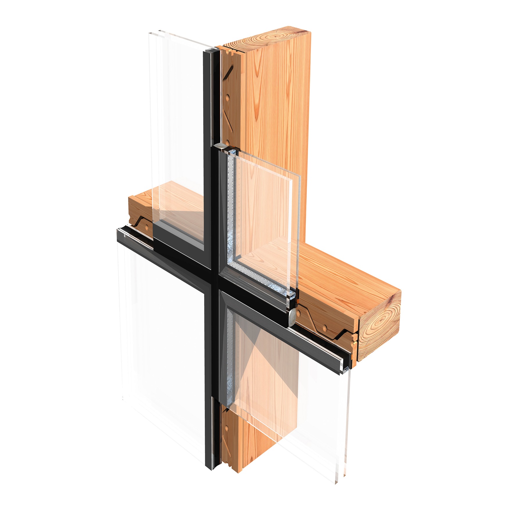 UNIGLAS® | FACADE - Holz-Glas-Verbundelement